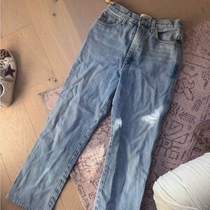 Agolde Light Blue Boot Cut Jeans
